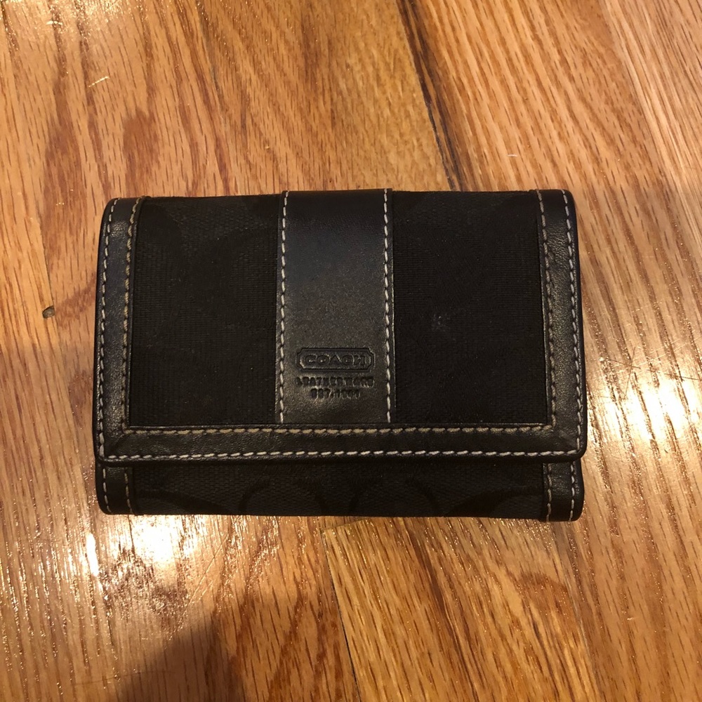 Black coach Wallet